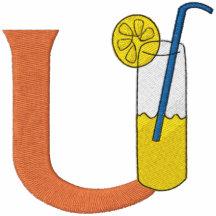 Skjorta för Lemonade för brev U broderad Monogram