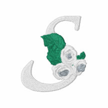 Skjorta för ro för brev S broderad Monogram