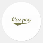Skjortor för Casper revolution t Runda Klistermärken