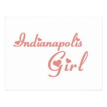 Skjortor för Indianapolis flickautslagsplats Vykort