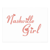 Skjortor för Nashville flickautslagsplats Vykort