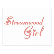 Skjortor för Streamwood flickautslagsplats Vykort