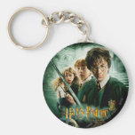 Skjuten Harry Potter Ron Hermione Dobbygrupp Nyckel Ring