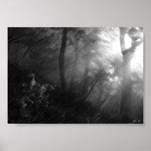 SKOG AV SPÖKAR AFFISCHER