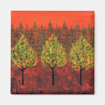Skog Kylskåpmagneter