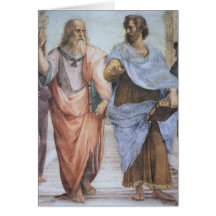 Skola av Athens (specificera - Plato & Aristotle), Kort