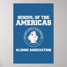 skola av de americas före detta elev posters