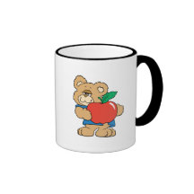 Skola den dagApple nallen Kaffe Muggar