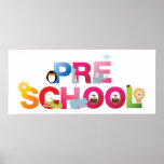 skola pre ord i roliga brev affisch