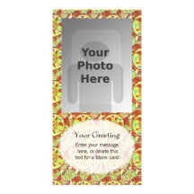 Sköldpadda inom den vertikala PhotoCard för sköldp Anpassade Foto Kort