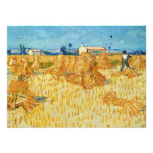 Skörd i Provence av Van Gogh Fototryck