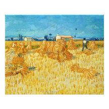 Skörd i Provence av Vincent Van Gogh Fotografi