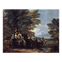 Skördvagnen av Thomas Gainsborough (bäst Qua Personliga Inbjudningskort