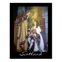 skotsk coronation vykort