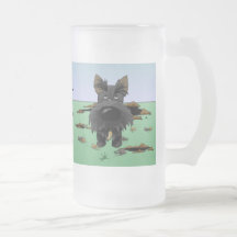 Skotsk Terrier (Scotties) som jag jagar…, Mugg