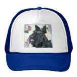 Skotskt Terrierporträtt Trucker Keps