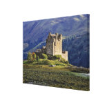 Skottland högland, Wester Ross, Eilean Donan Sträckt Canvastryck