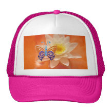 Skräddarsy broderad hatt för L@@k fjärilsbaseball Trucker Kepsar