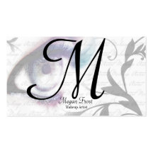 skräddarsy din monogram visitkort mall