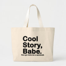 Skräddarsy ditt eget: Kyla berättelsen Bro/Babe Tote Bag