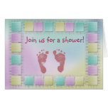 Skräddarsy ditt egna baby showerkort