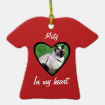Skräddarsy en älsklings- kattTribute/minnesmärke Juldekoration
