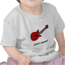 Skräddarsy gitarrskjorta för pojkar eller flickor tshirts