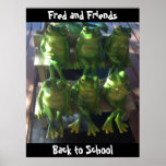 Skräddarsy grodaaffischback to school