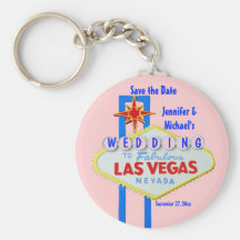 Skräddarsy Las Vegas bröllop undertecknar Nyckel Ring