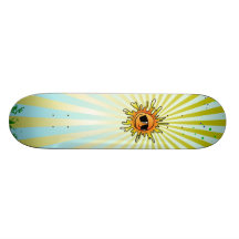Skraj bakgrundsskateboard.