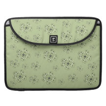 Skraj blommor sleeve för MacBook pro