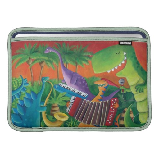 Skraj Dinosaurmusikband Sleeves För MacBook Air