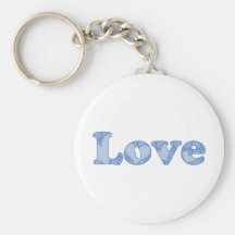 Skraj kärlek Keychain Nyckel Ring