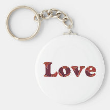 Skraj kärlek Keychain Nyckel Ring
