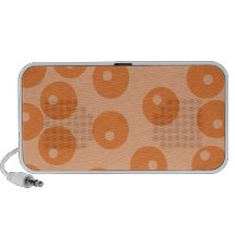 Skraj orange retro modell laptop högtalare