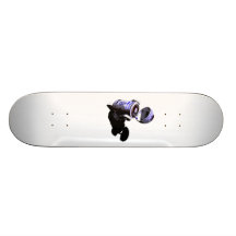 Skraj snurranden för enhet R2 en vitetikett Anpassningsbara Skateboard