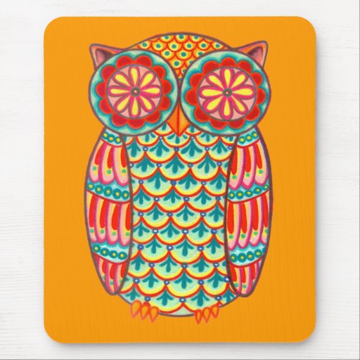 Skraj uggla Mousepad Mus Mattor