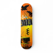 skräp tankar konung av miaen skateboard deck