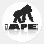 Skrapat - APAklistermärke