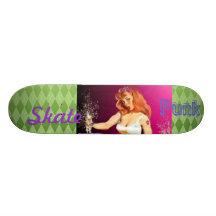 Skridskopunken stiger ombord skate decks