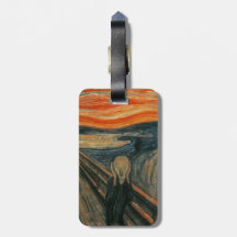 Skriet - Edvard Munch Bagage Etiketter