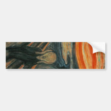 Skriet - Edvard Munch Bildekal
