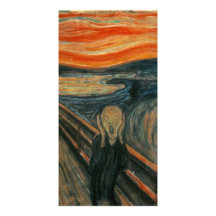 Skriet - Edvard Munch Fotokort Mall