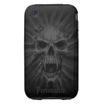 Skrikig vampyrskalleiphone 3 fodral