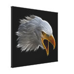 Skrikigt amerikanörnhuvud canvastryck