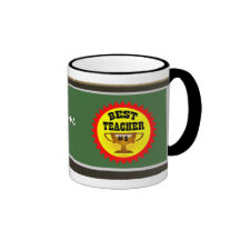 Skriv din lärare namn kaffe muggar
