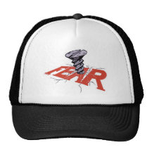 skruva skräck trucker kepsar
