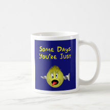 Skruvad smiley face mugg