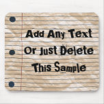 Skrynklig Notepaper Mousepad Musmatta