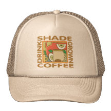 Skugga fullvuxet kaffe trucker kepsar